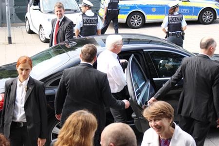 Hoppenlauschule - Besuch Frank-Walter Steinmeier