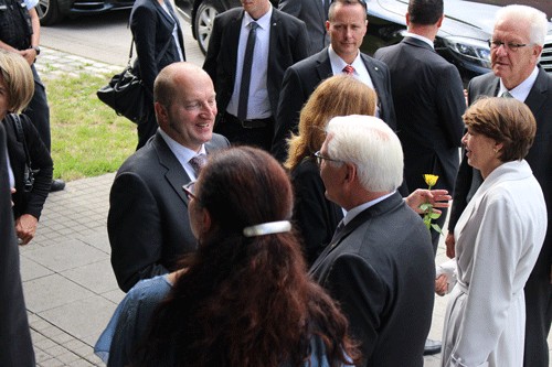 Hoppenlauschule - Besuch Frank-Walter Steinmeier